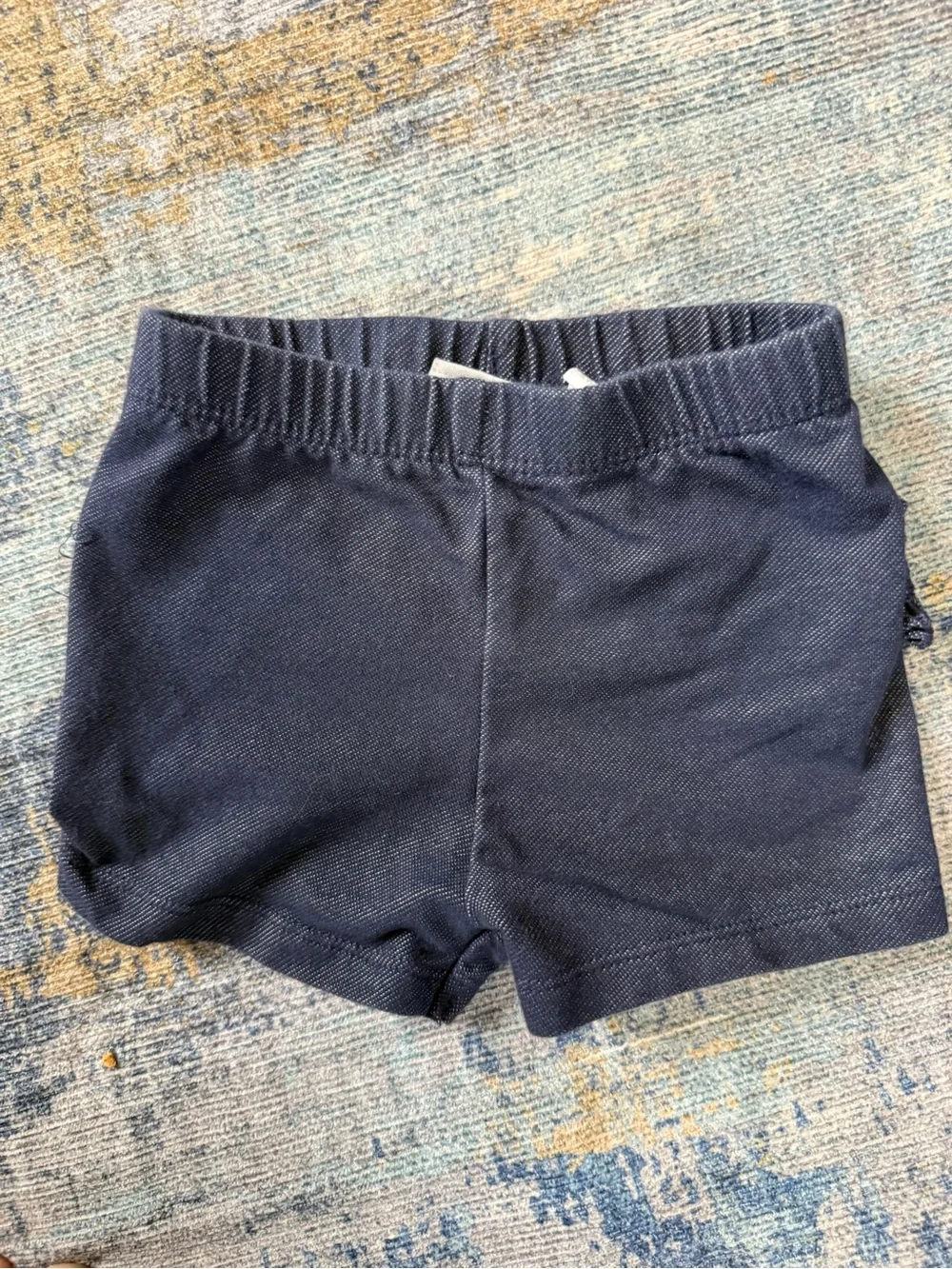 The Children's Place Navy Ruffle Baby/Toddler Shorts